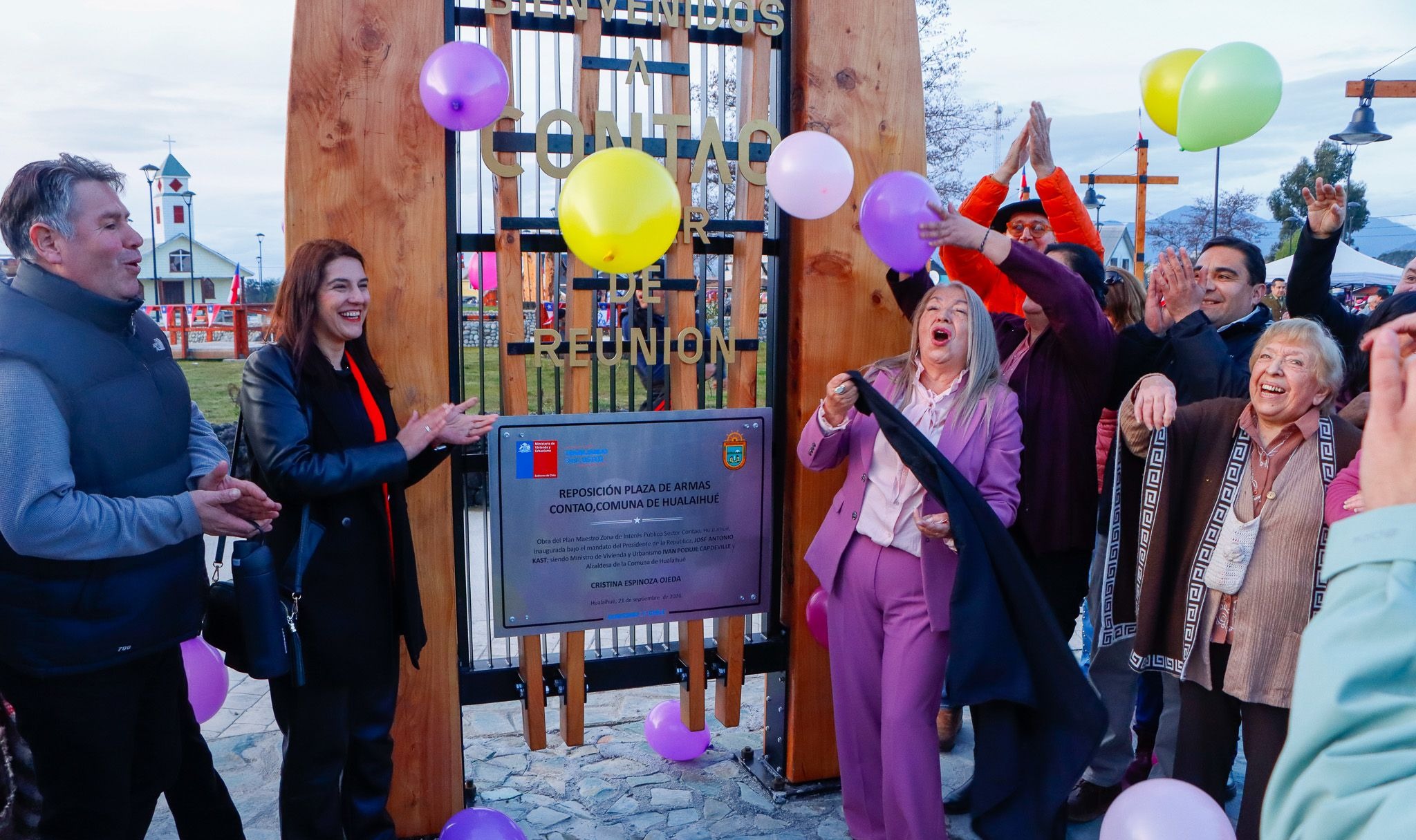 Con inversión Minvu de $1.500 millones inauguran plaza de Contao